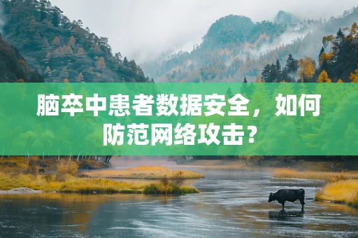 脑卒中患者数据安全，如何防范网络攻击？