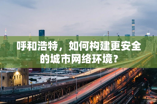呼和浩特，如何构建更安全的城市网络环境？
